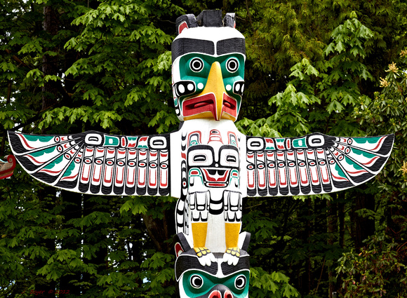 Mai : Stanley Park Totems, Vancouver