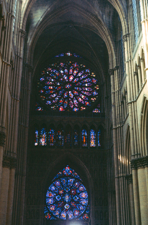 Cathédrale de Reims - Rosaces centrales (2) nef