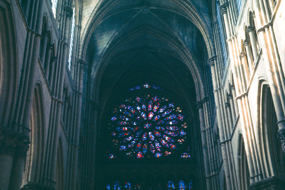 Cathédrale de Reims - Rosace de la nef