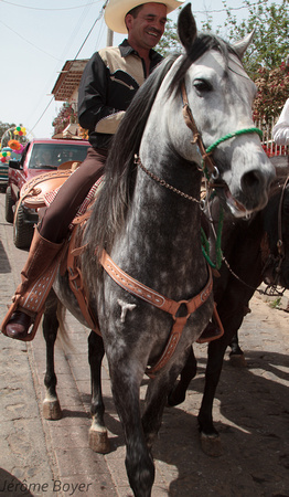 Parade des chevaux à La Manzanilla de la Paz --- Parade of the horses in Manzanilla de la Paz