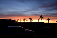 Coucher de soleil vu de notre site. -- Sunset from our site.