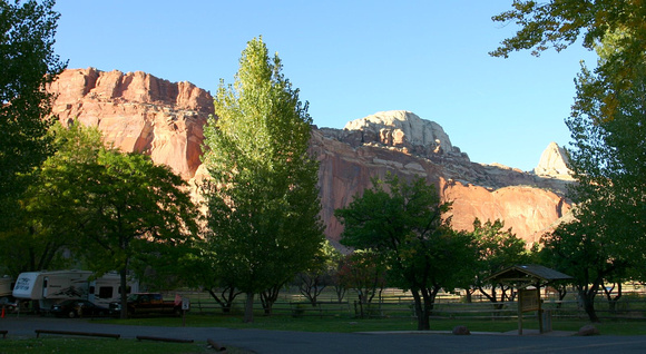 Vue du camping, toujours Fruita -- View from the campground, at Fruita
