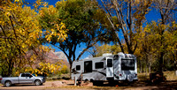 Notre site de camping à Zion -- Our campsite at Zion