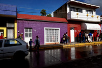 Les belles couleurs de la rue Hildalgo -- The lively colours of Hidalgo street
