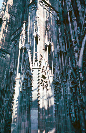 Cathédrale de Strasbourg - Détail de l'art gothique
