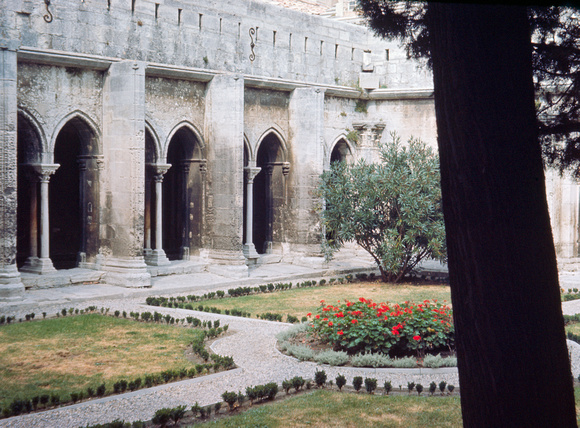 Cloître d'Arles - cour intérieure