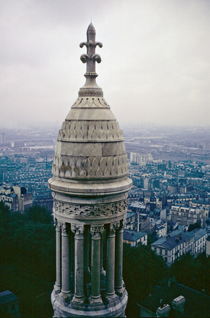 Vue sur Paris de l'Arc-de-Triomphe