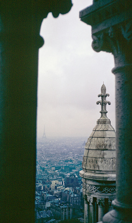 Vue sur Paris de l'Arc-de-Triomphe