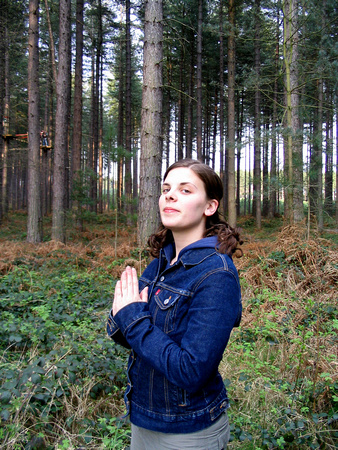 Marian-Sophie in the Sherwood Forest