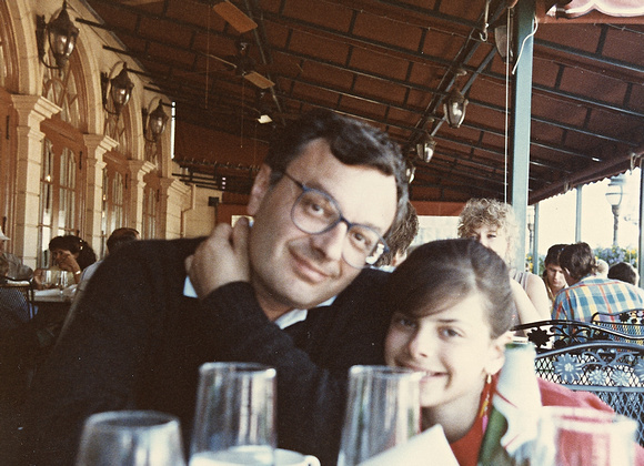 1988 Père et fille Au Petit Café