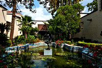 Le jardin de style mexicain au musée McNay -- The Mexican-style garden at the McNay Museum.